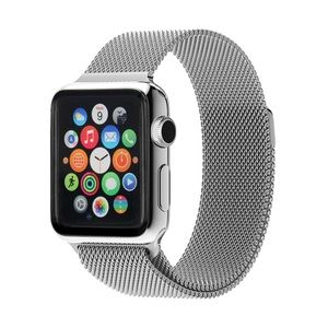 New Apple Watch Milanese Band Silver